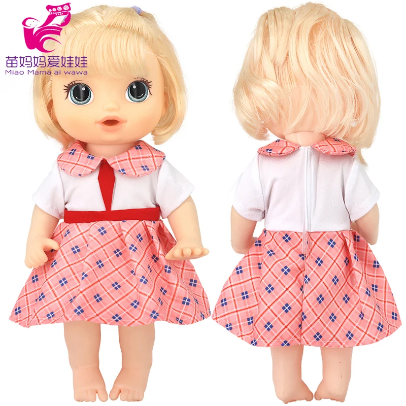 Doll Summer Green Sequins Dress 12 Inch Baby Doll Clothes Children Birthday Gift