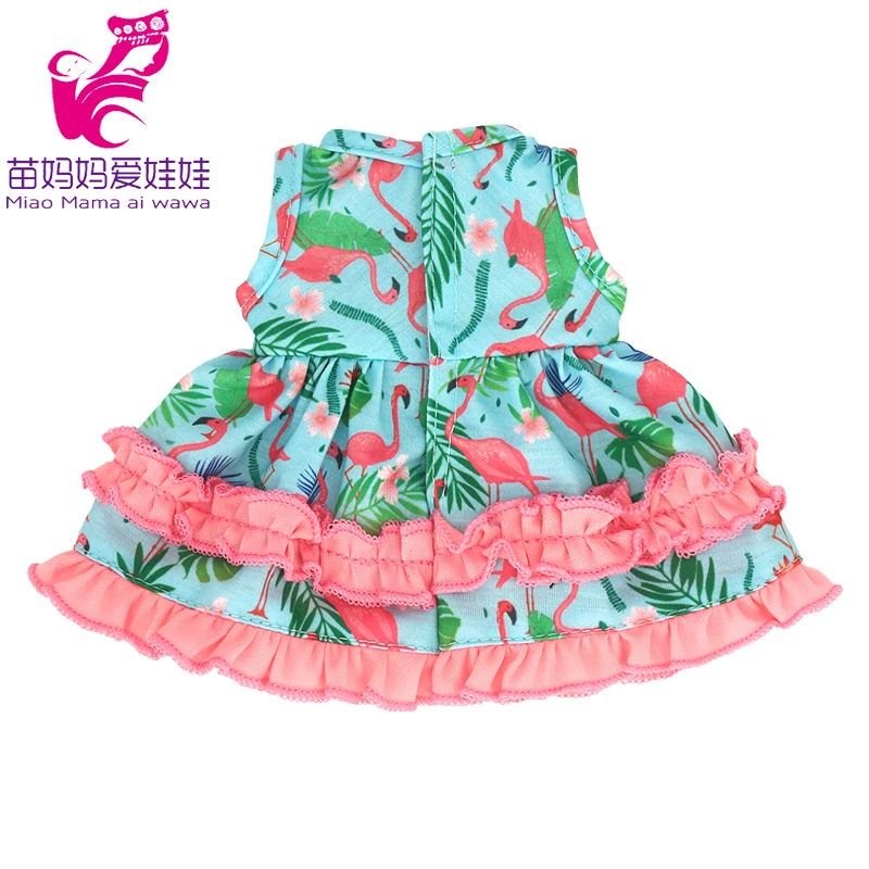 Doll Summer Green Sequins Dress 12 Inch Baby Doll Clothes Children Birthday Gift