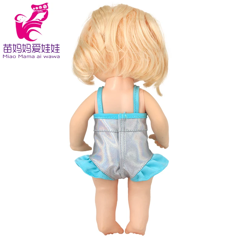 Doll Summer Green Sequins Dress 12 Inch Baby Doll Clothes Children Birthday Gift