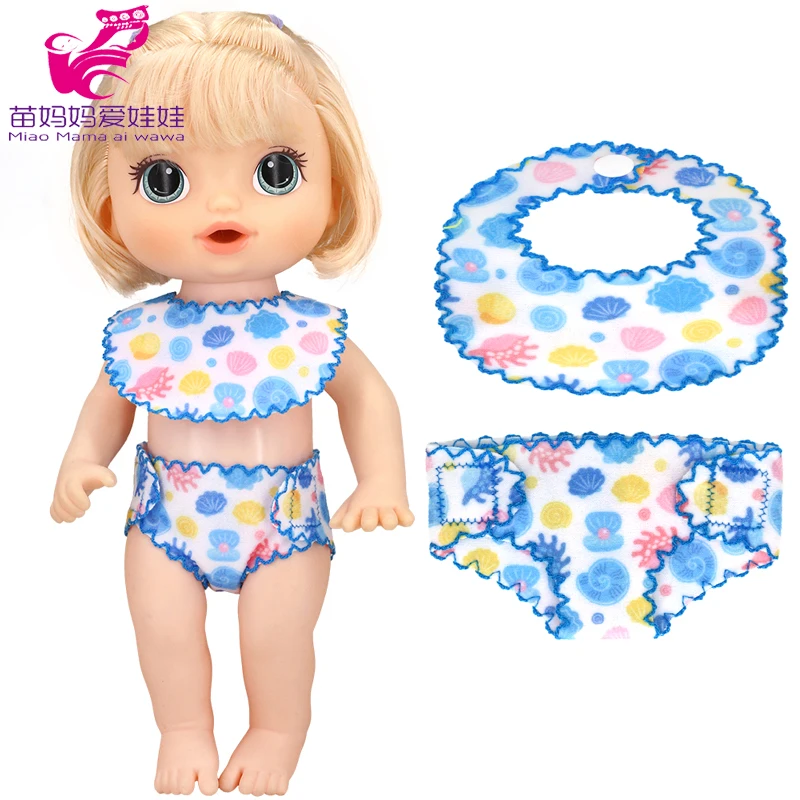 Doll Summer Green Sequins Dress 12 Inch Baby Doll Clothes Children Birthday Gift