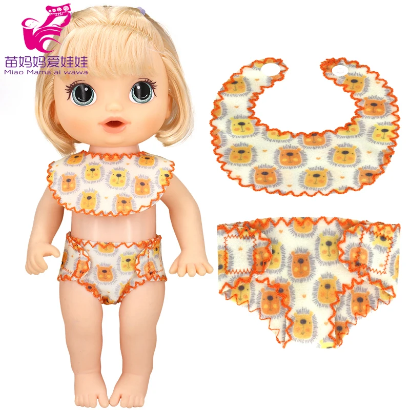 Doll Summer Green Sequins Dress 12 Inch Baby Doll Clothes Children Birthday Gift