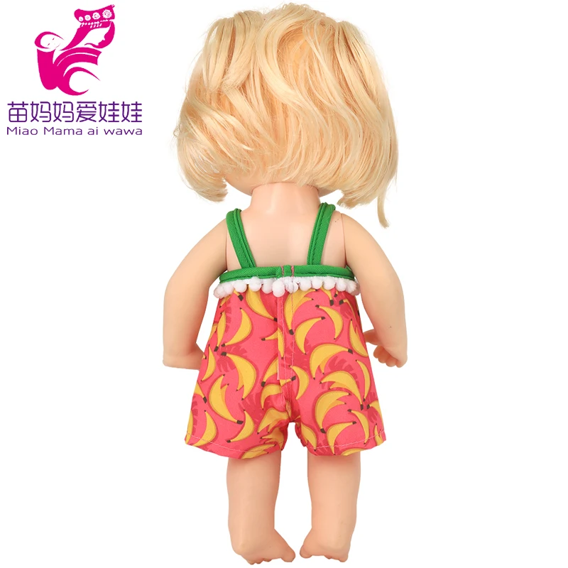 Doll Summer Green Sequins Dress 12 Inch Baby Doll Clothes Children Birthday Gift