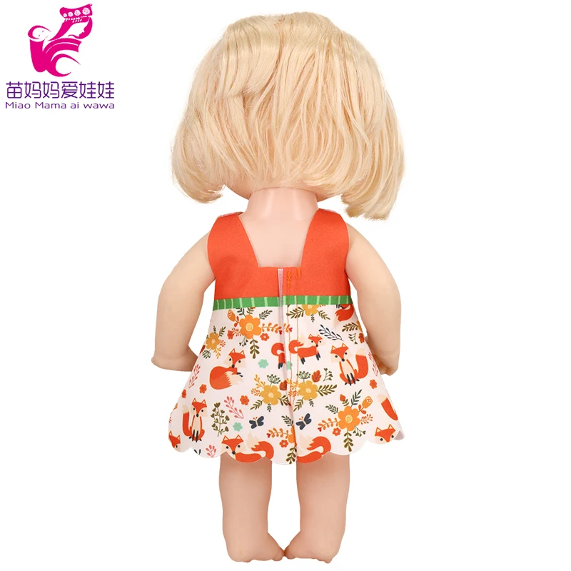 Doll Summer Green Sequins Dress 12 Inch Baby Doll Clothes Children Birthday Gift