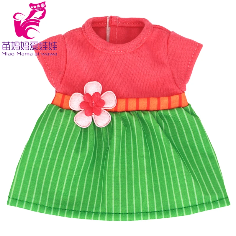 Doll Summer Green Sequins Dress 12 Inch Baby Doll Clothes Children Birthday Gift