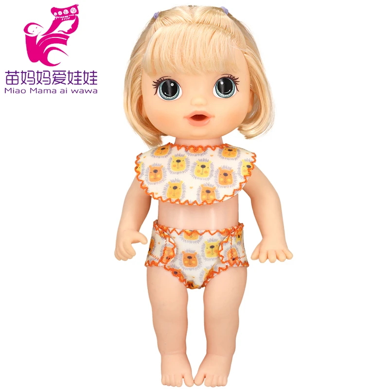 Doll Summer Green Sequins Dress 12 Inch Baby Doll Clothes Children Birthday Gift