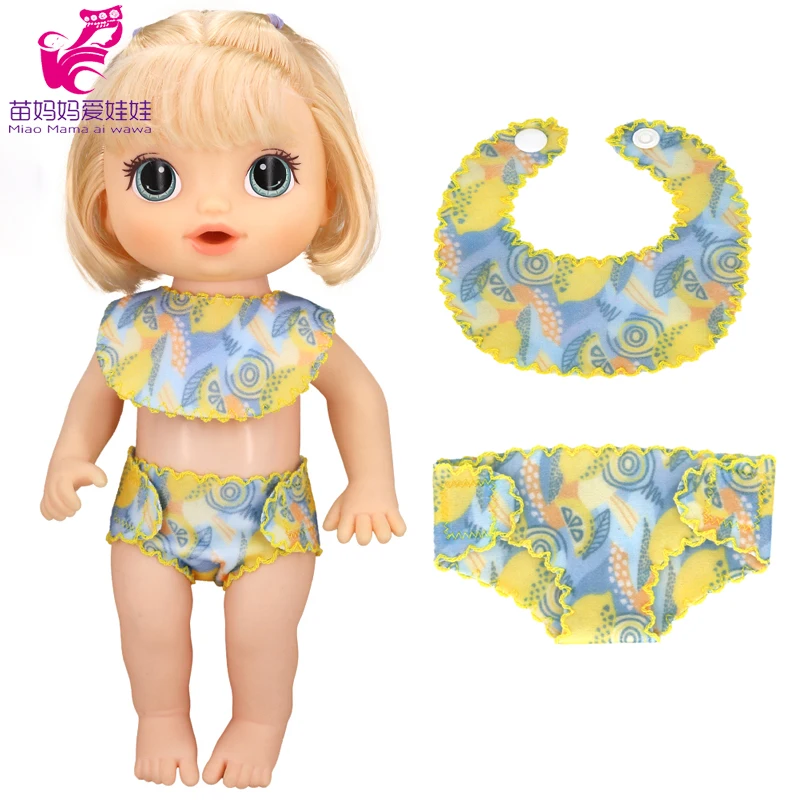 Doll Summer Green Sequins Dress 12 Inch Baby Doll Clothes Children Birthday Gift