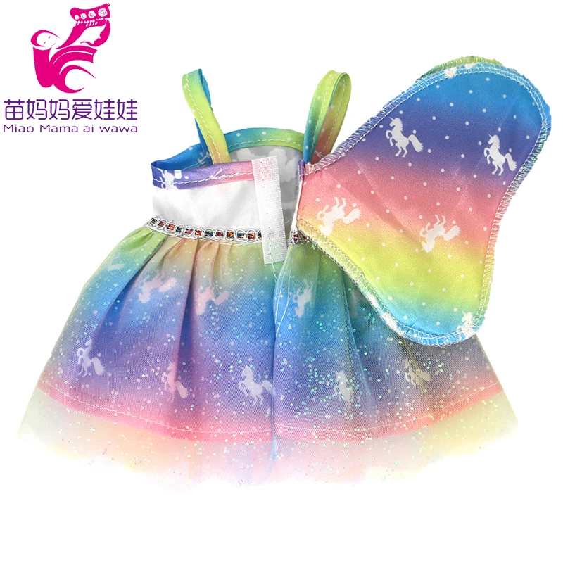 Doll Summer Green Sequins Dress 12 Inch Baby Doll Clothes Children Birthday Gift