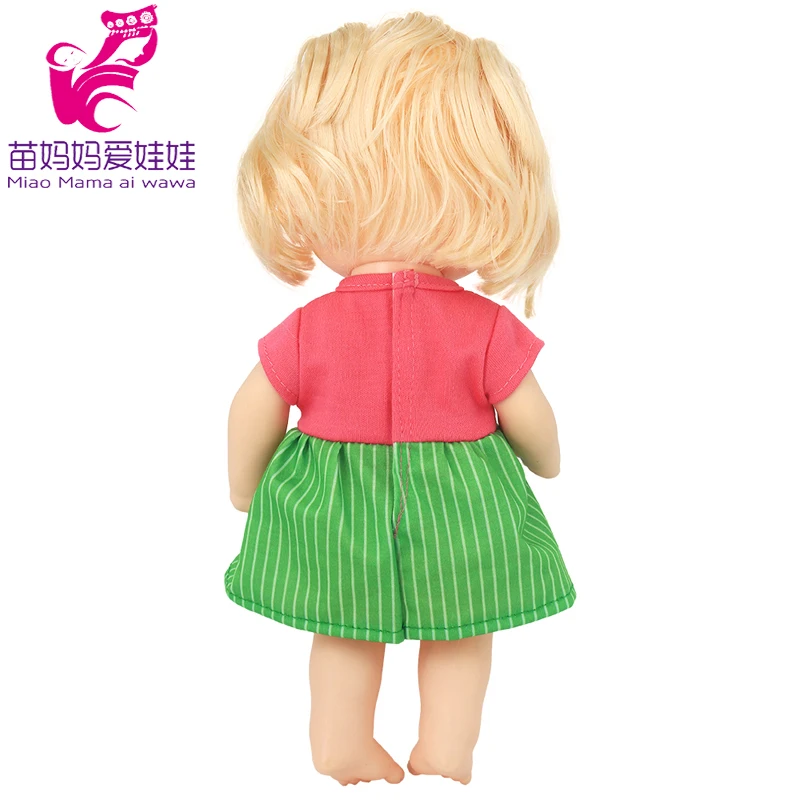 Doll Summer Green Sequins Dress 12 Inch Baby Doll Clothes Children Birthday Gift
