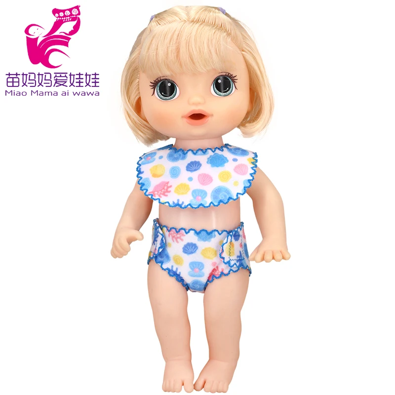 Doll Summer Green Sequins Dress 12 Inch Baby Doll Clothes Children Birthday Gift