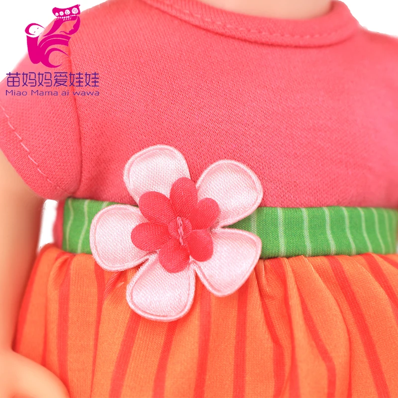 Doll Summer Green Sequins Dress 12 Inch Baby Doll Clothes Children Birthday Gift