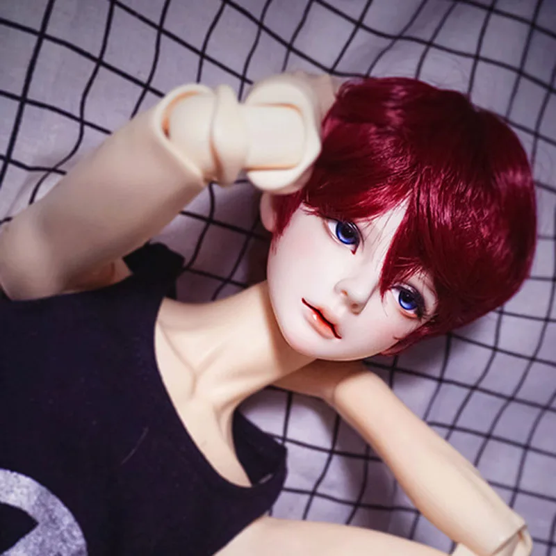 Cool Style 1/3 1/4 1/6 1/8 Bjd Wig High Temperature Short Hair MSD SD For BJD Doll Wig