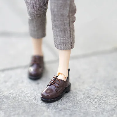 OB11 doll shoe 1/12size and Blythes fashion new suit leather shoes ● versatile collegiate gentleman shoes brown white gray etc