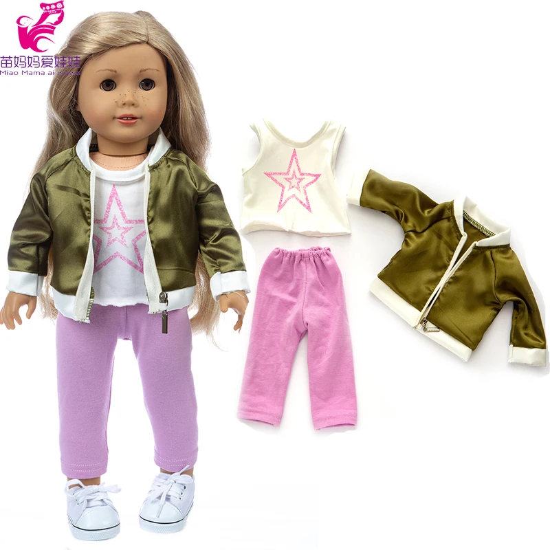 18" Girl Dolls Clothes Pants 43 Cm Reborn BabyDoll Clothes Children Girl Toys Gifts