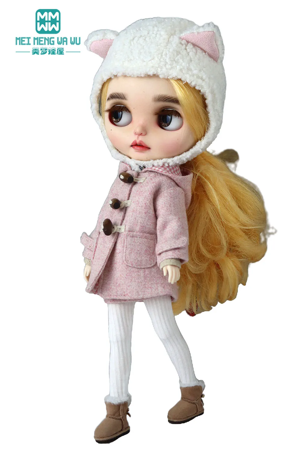 Blyth Clothes Fashion Woolen Overcoat Winter Coat Toys Gift