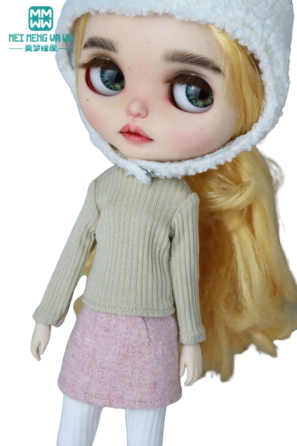 Blyth Clothes Fashion Woolen Overcoat Winter Coat Toys Gift