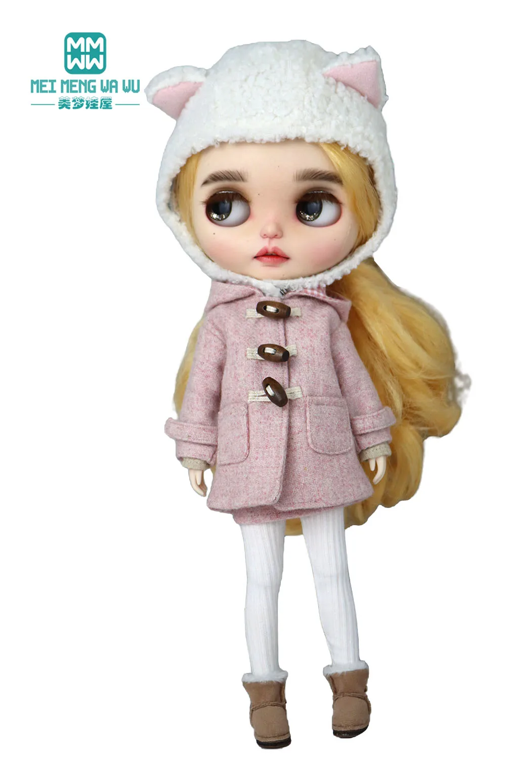 Blyth Clothes Fashion Woolen Overcoat Winter Coat Toys Gift