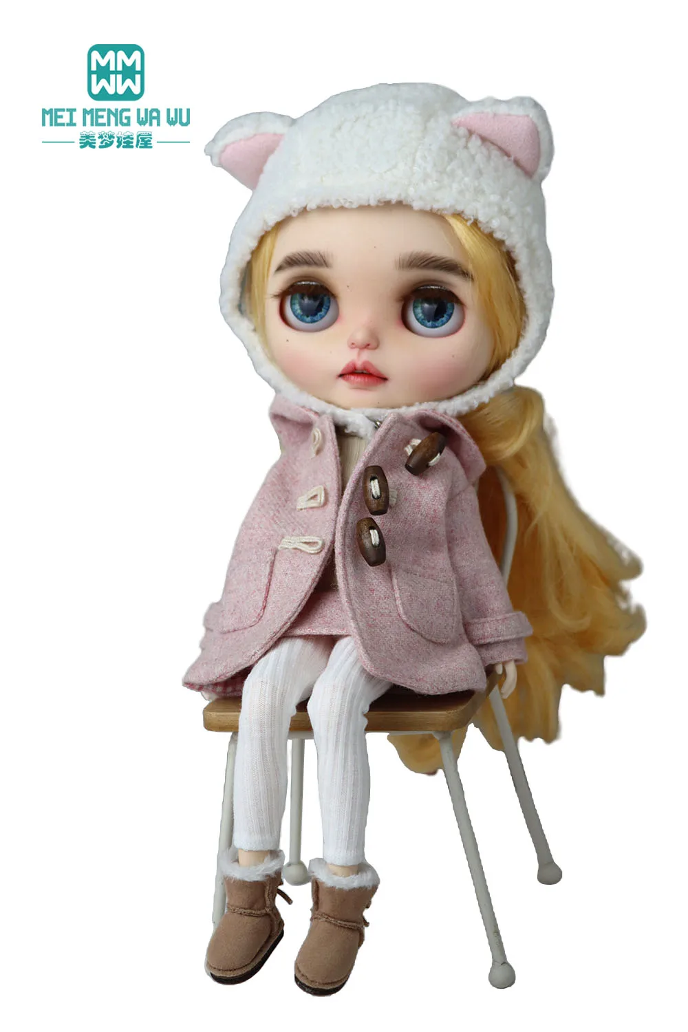 Blyth Clothes Fashion Woolen Overcoat Winter Coat Toys Gift