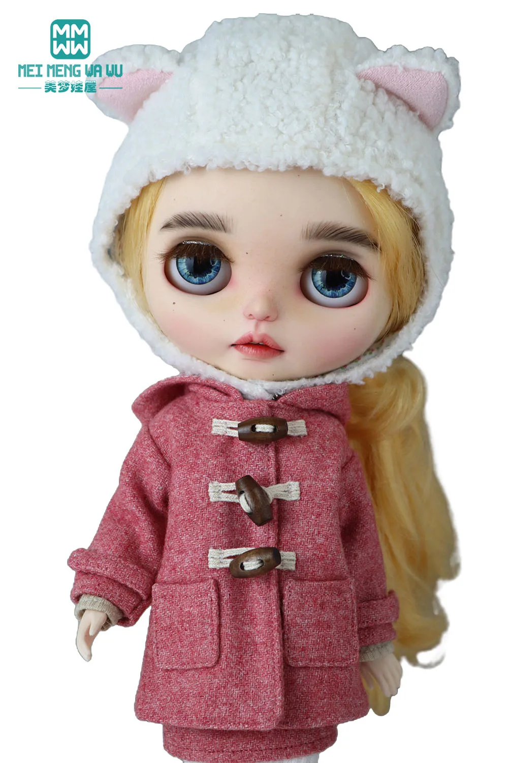 Blyth Clothes Fashion Woolen Overcoat Winter Coat Toys Gift