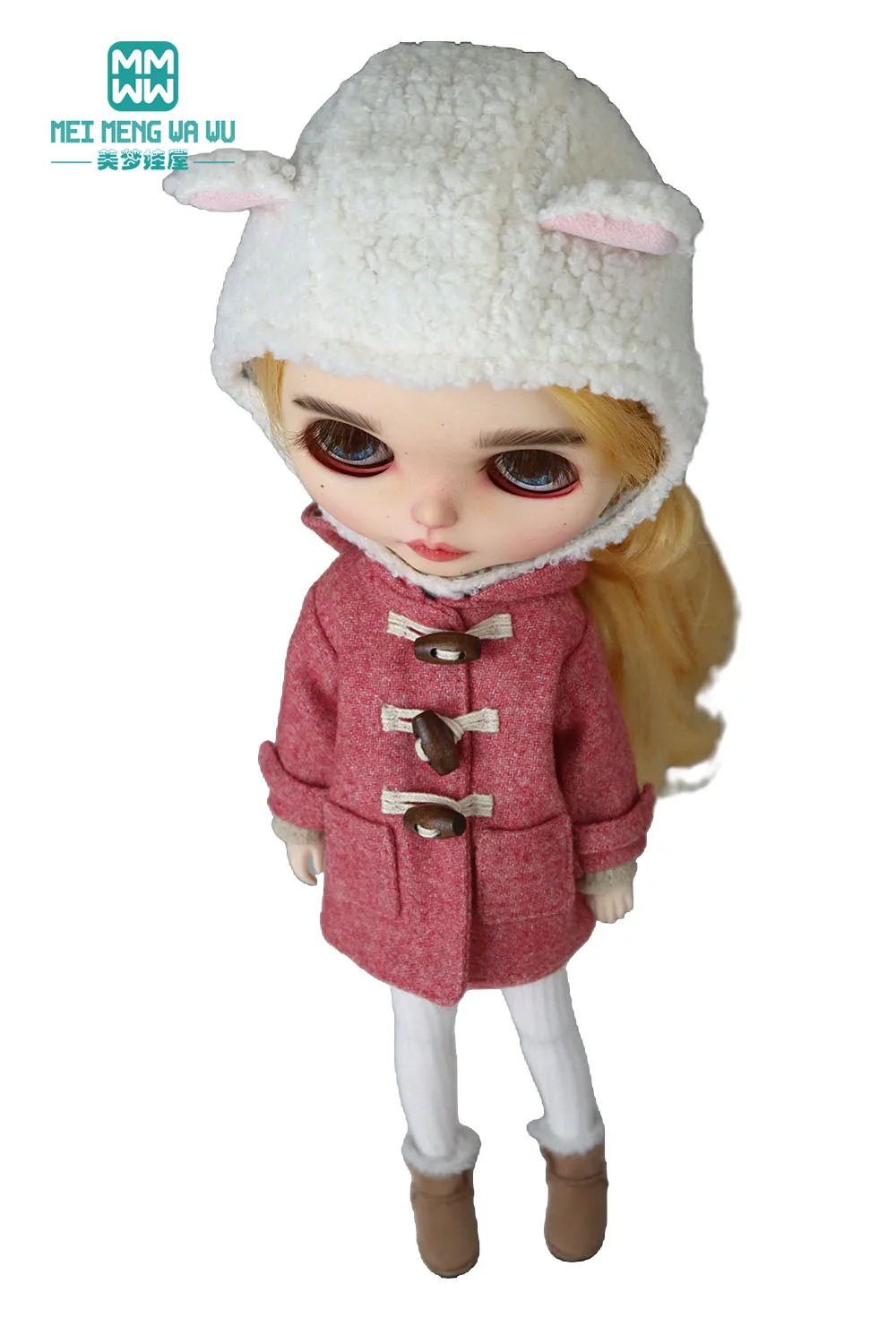 Blyth Clothes Fashion Woolen Overcoat Winter Coat Toys Gift