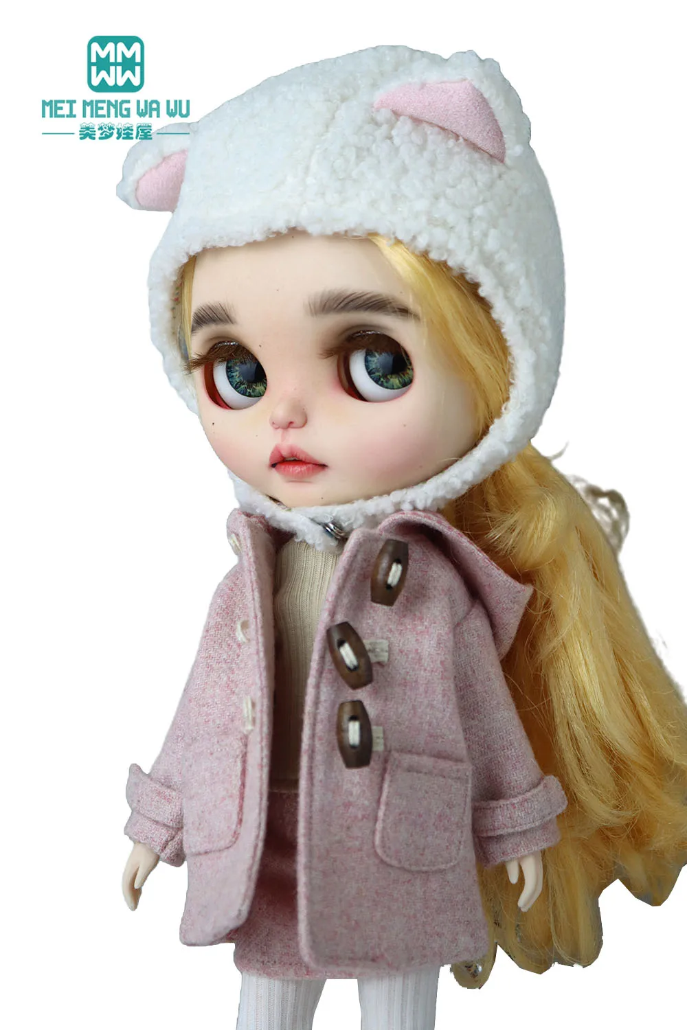 Blyth Clothes Fashion Woolen Overcoat Winter Coat Toys Gift