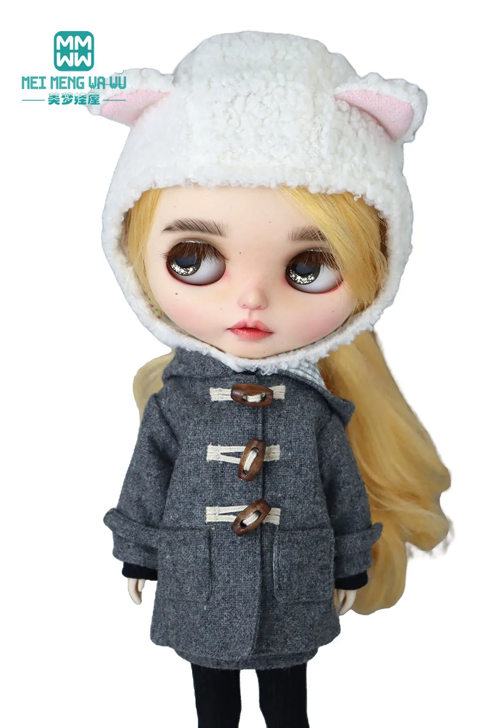 Blyth Clothes Fashion Woolen Overcoat Winter Coat Toys Gift