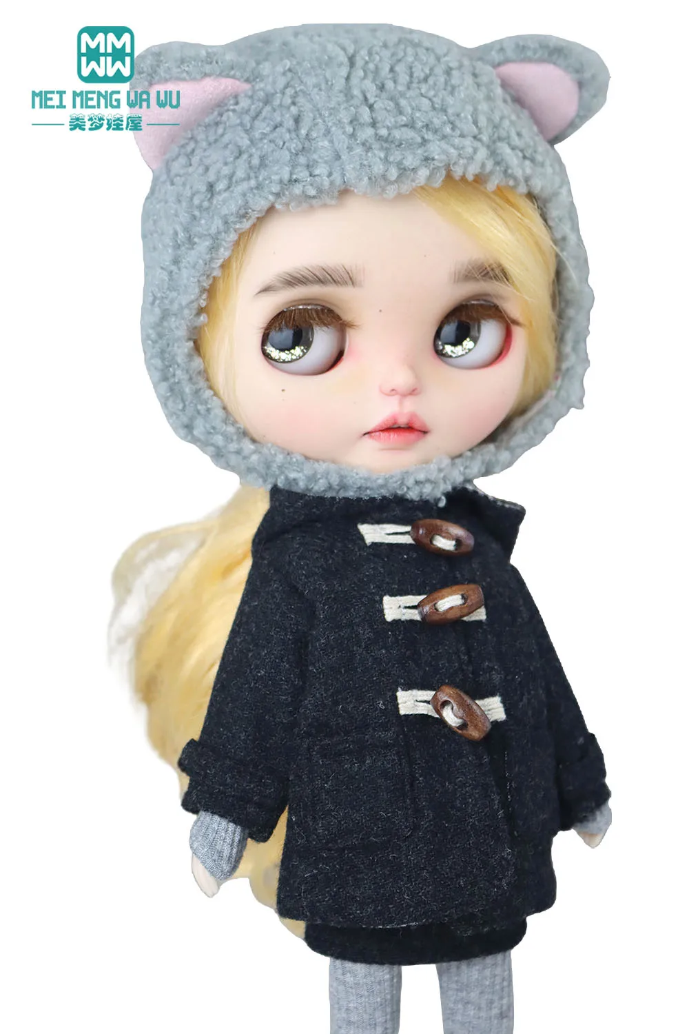 Blyth Clothes Fashion Woolen Overcoat Winter Coat Toys Gift