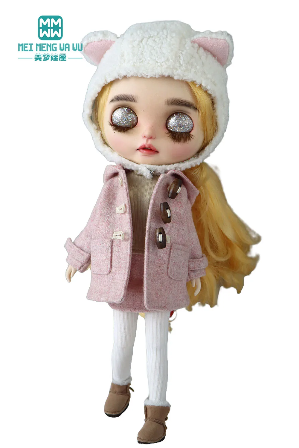 Blyth Clothes Fashion Woolen Overcoat Winter Coat Toys Gift