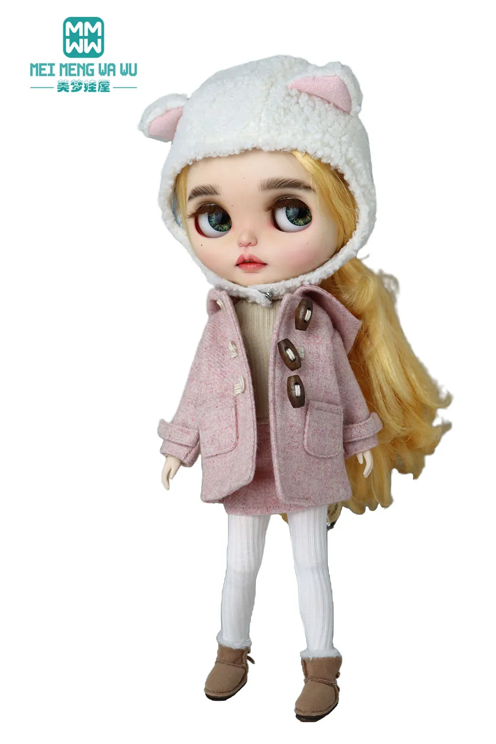 Blyth Clothes Fashion Woolen Overcoat Winter Coat Toys Gift
