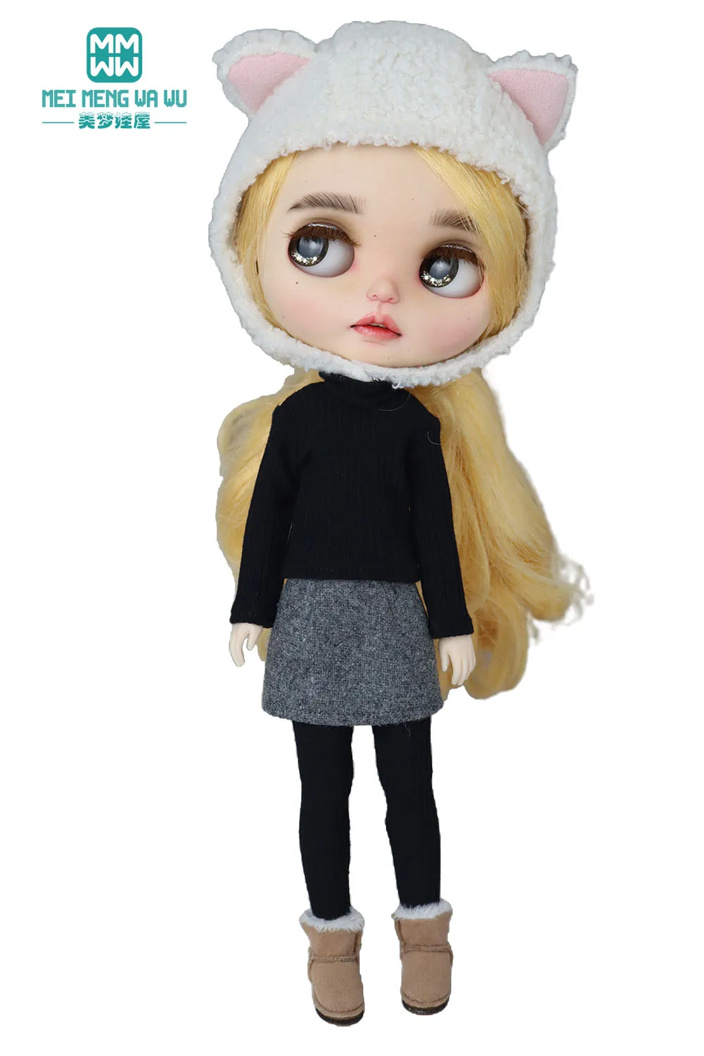 Blyth Clothes Fashion Woolen Overcoat Winter Coat Toys Gift