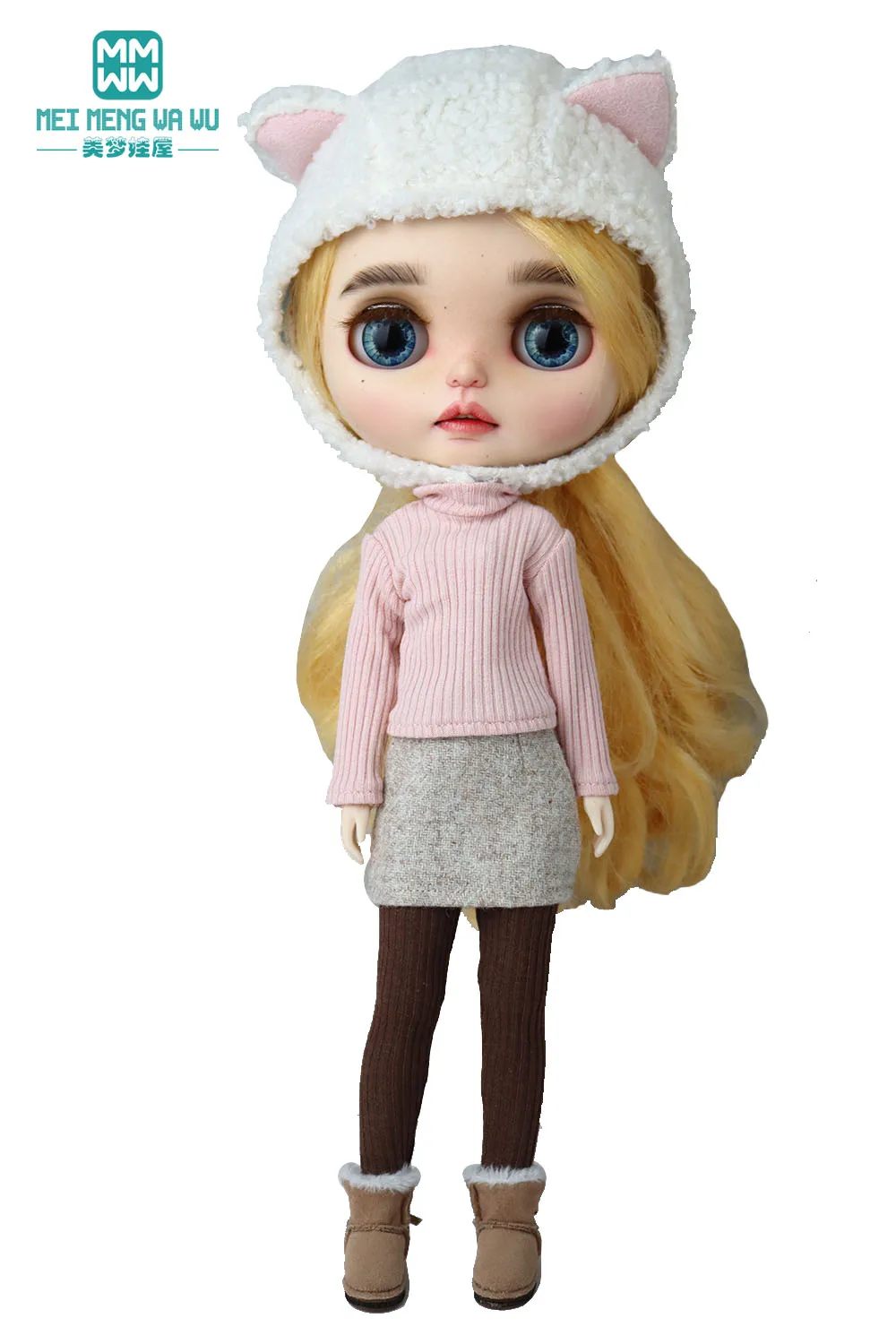 Blyth Clothes Fashion Woolen Overcoat Winter Coat Toys Gift