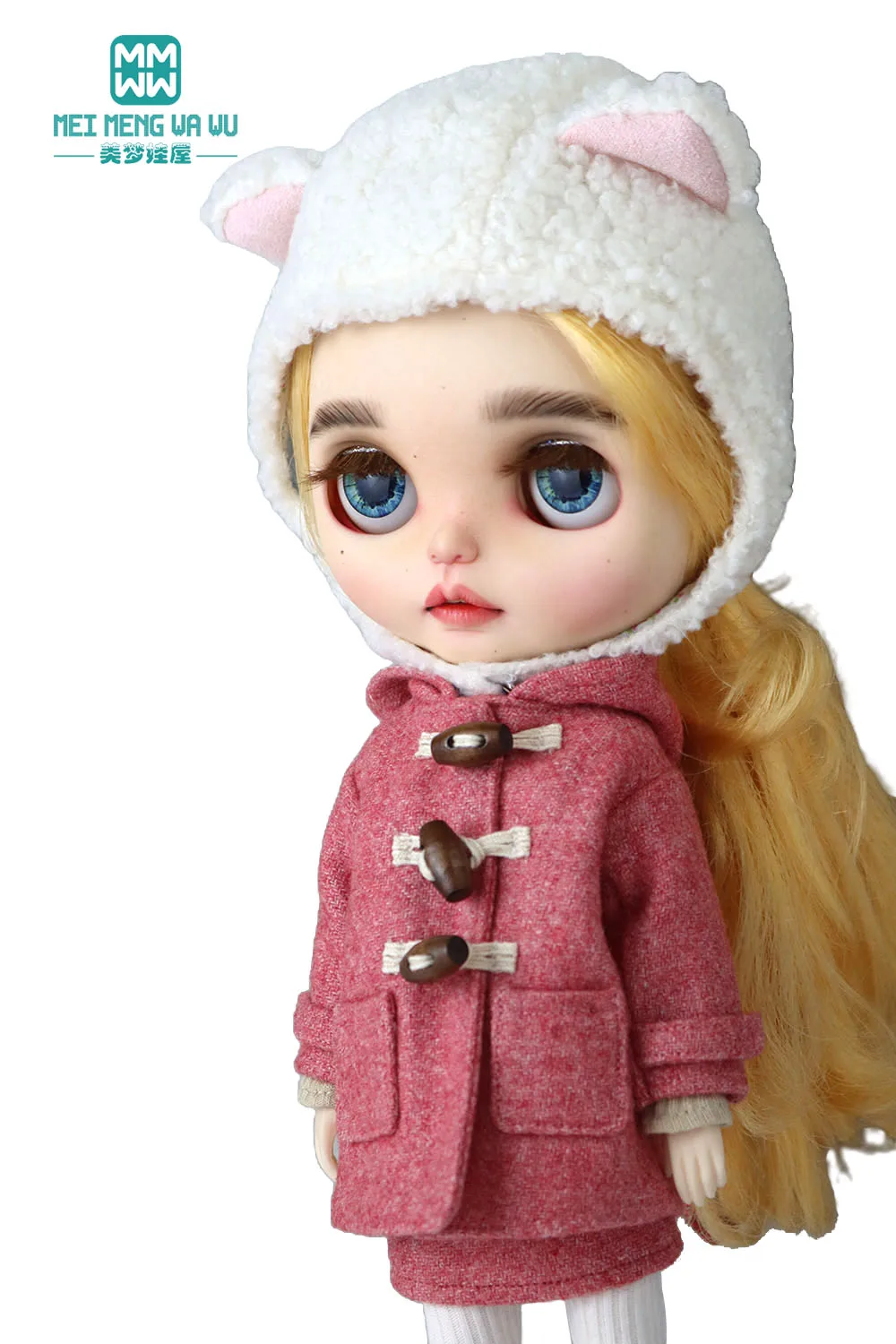 Blyth Clothes Fashion Woolen Overcoat Winter Coat Toys Gift