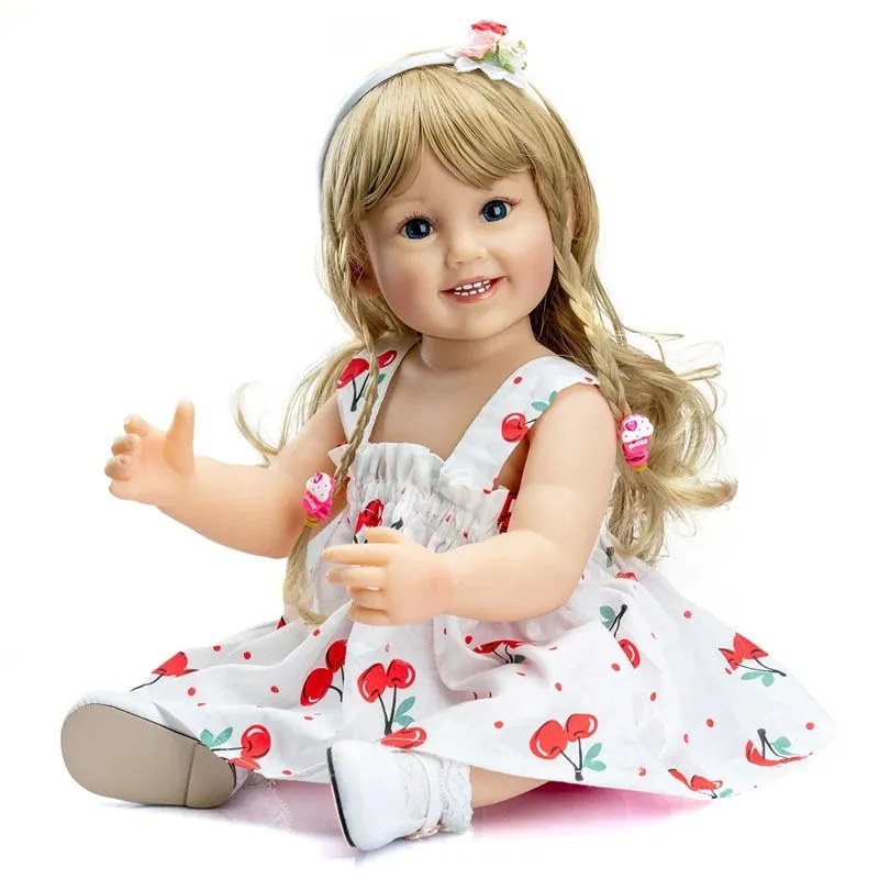 13 different Hair Style Silicone Reborn Baby Doll Hair Wig Long Curly Brown Golden Hair for BJD doll Reborn Dolls Hair Accessory