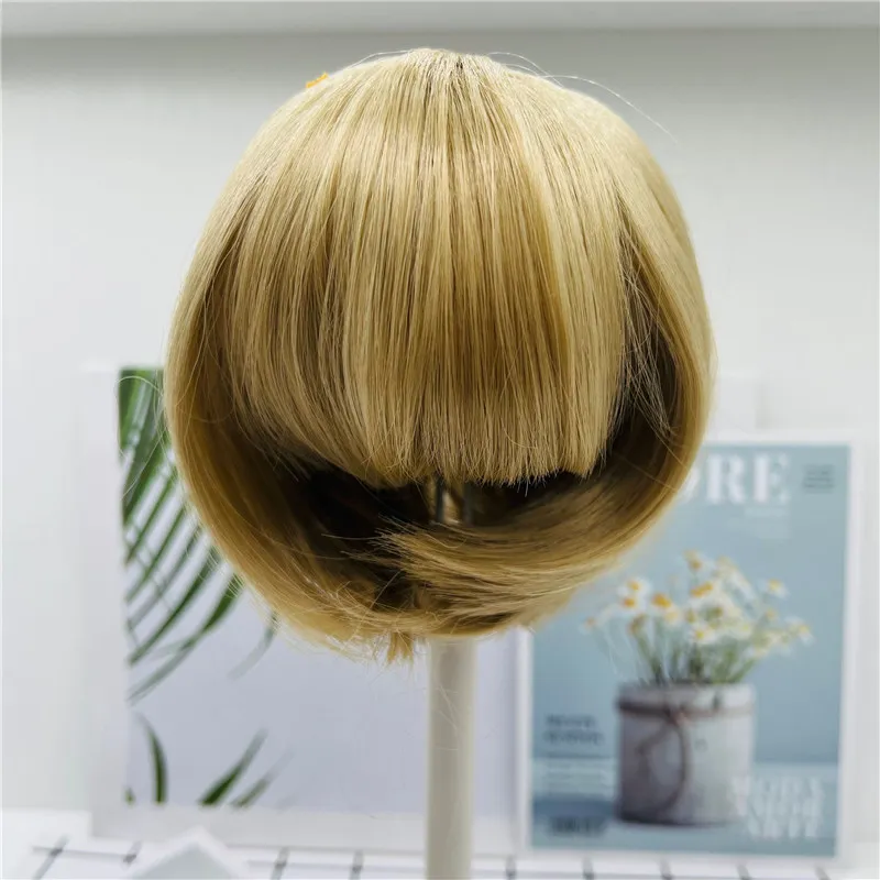 13 different Hair Style Silicone Reborn Baby Doll Hair Wig Long Curly Brown Golden Hair for BJD doll Reborn Dolls Hair Accessory