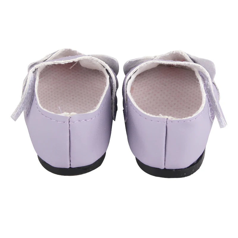 Cute Jacquard American 18 Inch Girl Doll 7cm Shoes Boots Embroidery Rabbit Cartoon Doll Shoes For 43cm Baby New Born,DIY,OG Doll