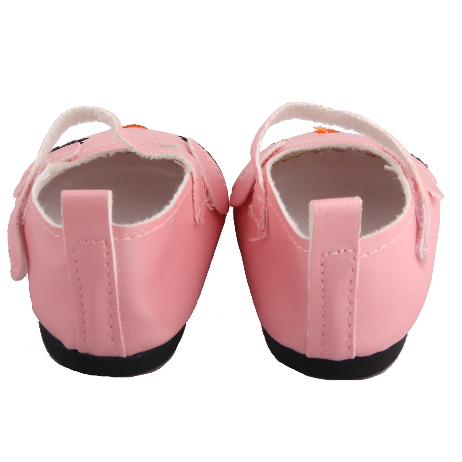 Cute Jacquard American 18 Inch Girl Doll 7cm Shoes Boots Embroidery Rabbit Cartoon Doll Shoes For 43cm Baby New Born,DIY,OG Doll