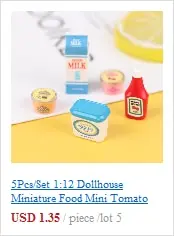 1/12 Dollhouse Miniature Accessories Mini Plate Dollhouse Miniature Baking Tray for Doll House Decoration