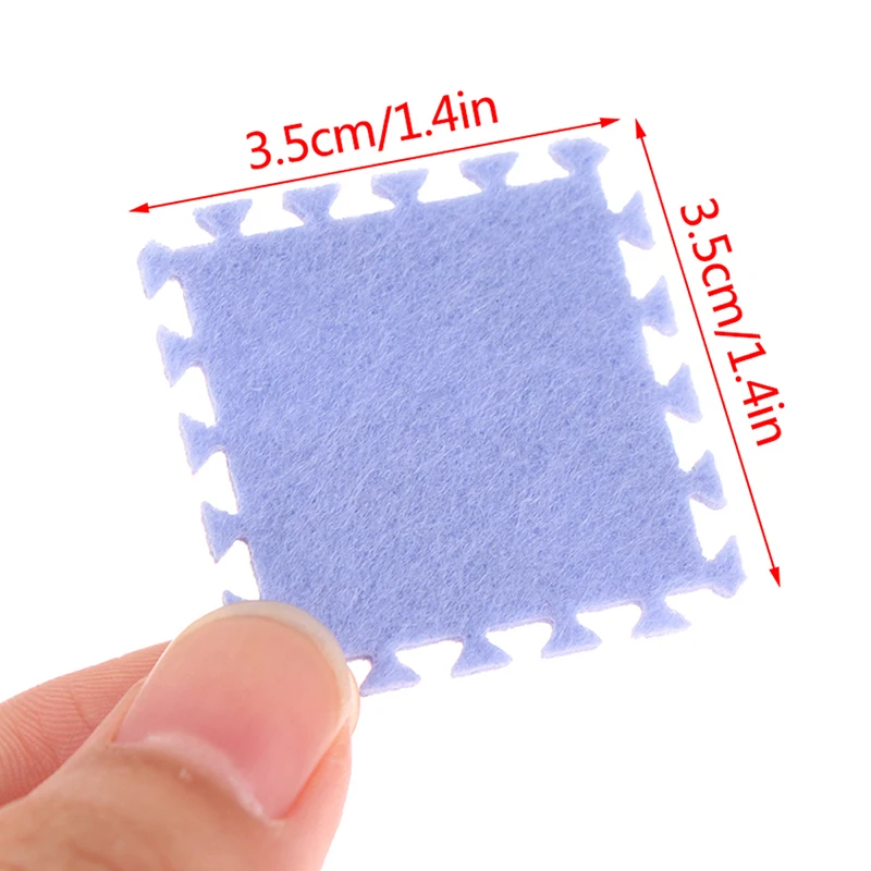 6Pcs 1:12 Dollhouse Miniature Seamed Rug Carpet Multicolor Mat Carpet House Living Room Furniture Living Scene Decor Toy