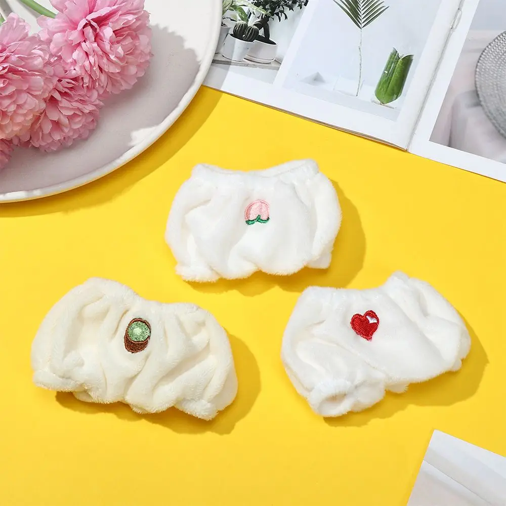 20CM Plush Doll Pants Cute Cartoon Plush Underwear Fashion Jeans Shorts Casual Wears For Idol Dolls Accessories Kids Toys