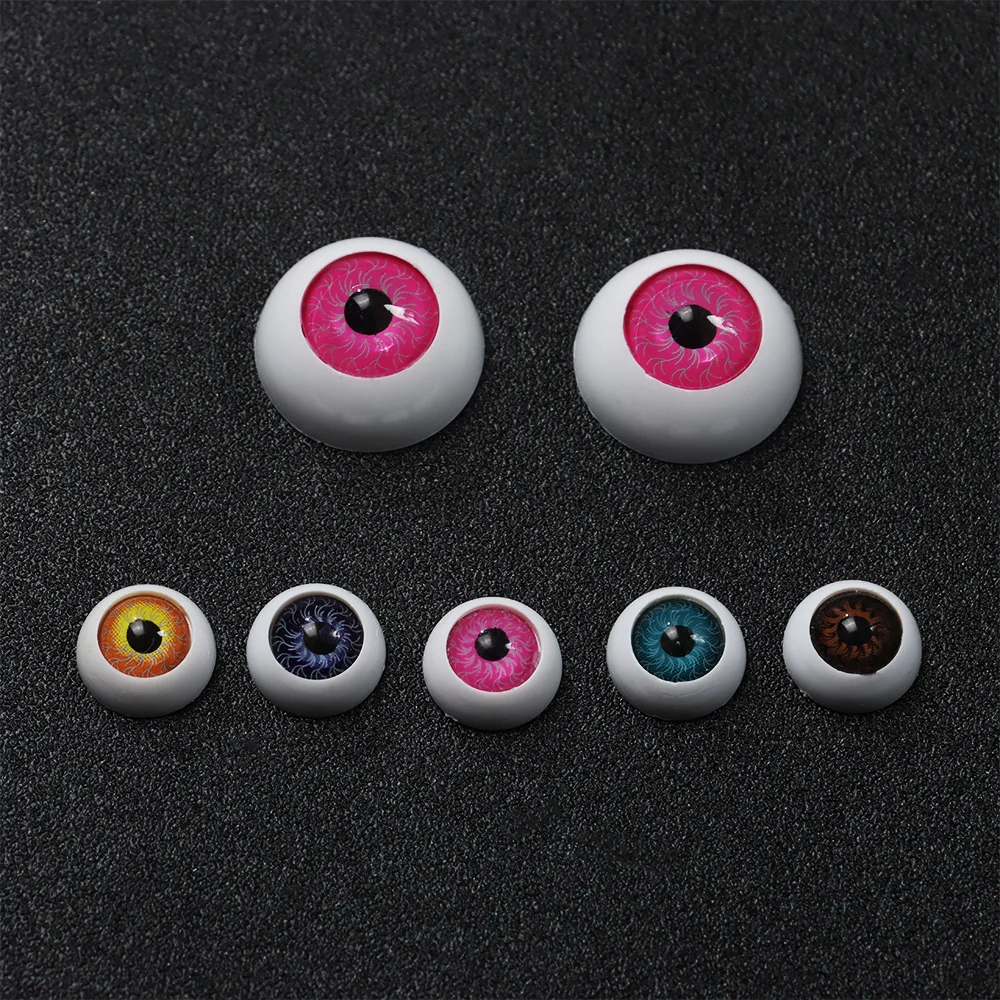 10Pcs 12mm/20mm Funny Plastic Doll Safety Eyes Animal Toys Puppet Making Dinosaur For BJD Doll Round Eyes DIY Craft Accessories
