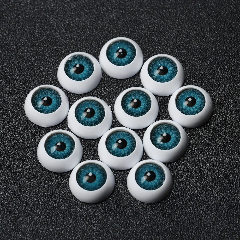 10Pcs 12mm/20mm Funny Plastic Doll Safety Eyes Animal Toys Puppet Making Dinosaur For BJD Doll Round Eyes DIY Craft Accessories