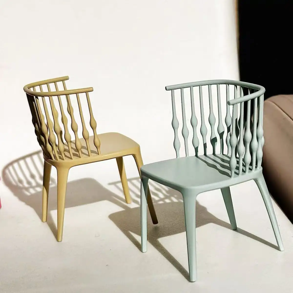 1:12 Dollhouse European Furniture Decorative Miniatures Scene Mini Chair New Diy Miniature Dollhouse Accessories