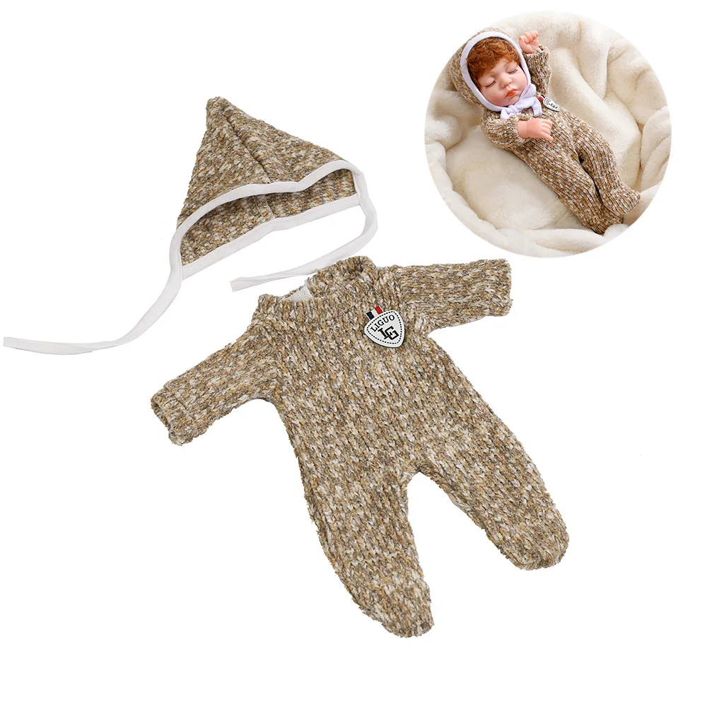 Yeezwood Doll Clothes for 12inch 30cm Reborn Doll Outfit Accessories Skirt Dress Sweater for Baby Dolls Toys Accessories Clothes