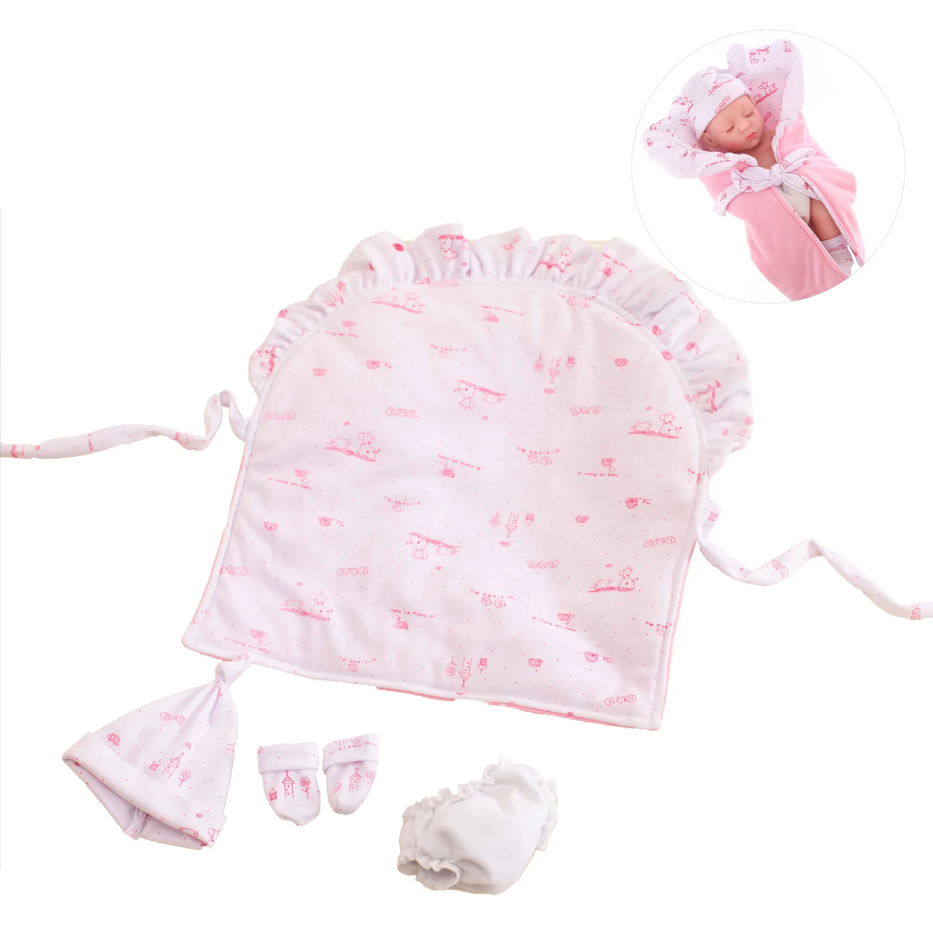 Yeezwood Doll Clothes for 12inch 30cm Reborn Doll Outfit Accessories Skirt Dress Sweater for Baby Dolls Toys Accessories Clothes