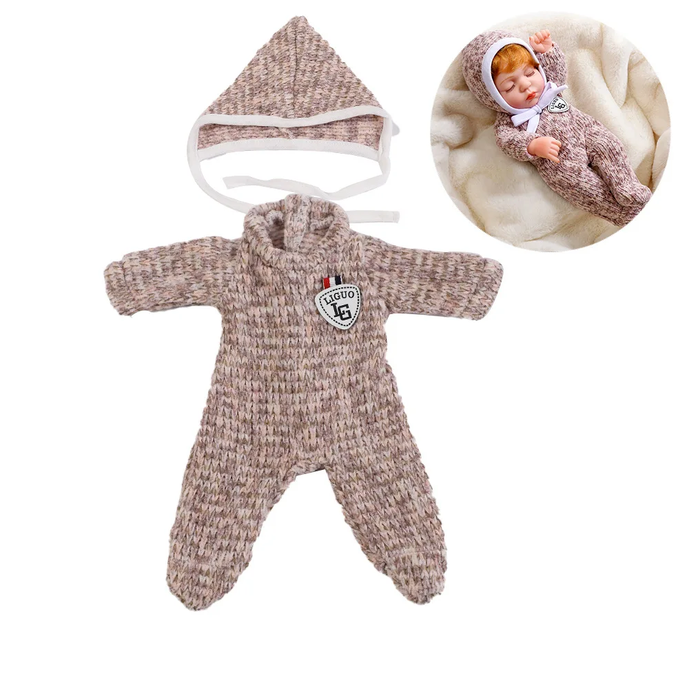 Yeezwood Doll Clothes for 12inch 30cm Reborn Doll Outfit Accessories Skirt Dress Sweater for Baby Dolls Toys Accessories Clothes