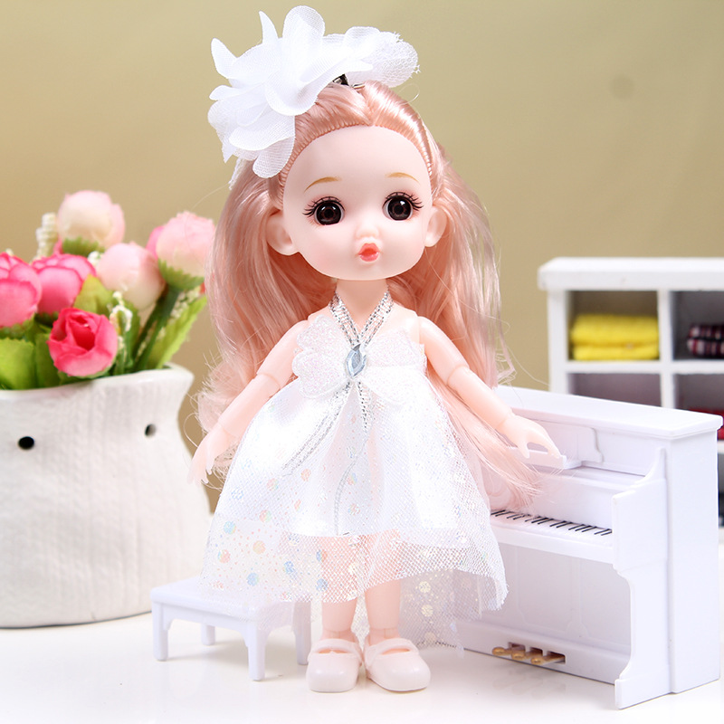 17cm BJD Doll Girl DIY Dressing Princess Toy Adjustable 13 Joint Doll Girl Toy Set Simulated Princess Changing Toys Girls Gifts