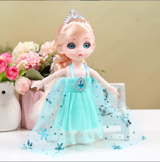17cm BJD Doll Girl DIY Dressing Princess Toy Adjustable 13 Joint Doll Girl Toy Set Simulated Princess Changing Toys Girls Gifts