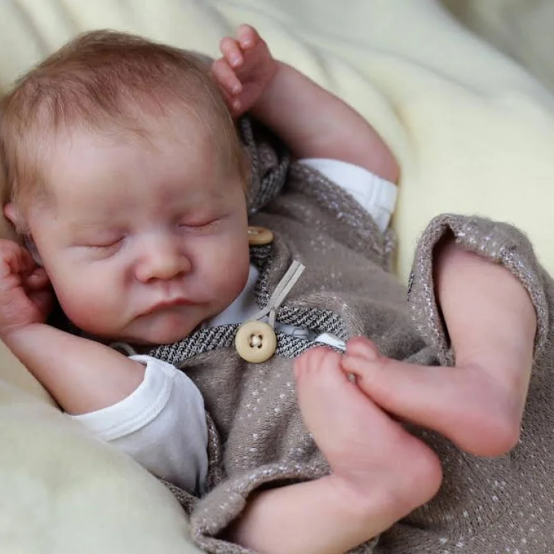 17 Inch Reborn Baby Doll Kit Levi Vinyl Baby Molds Blank Unpainted Unassembled Kit Handmade DIY Toy For Girls LOL