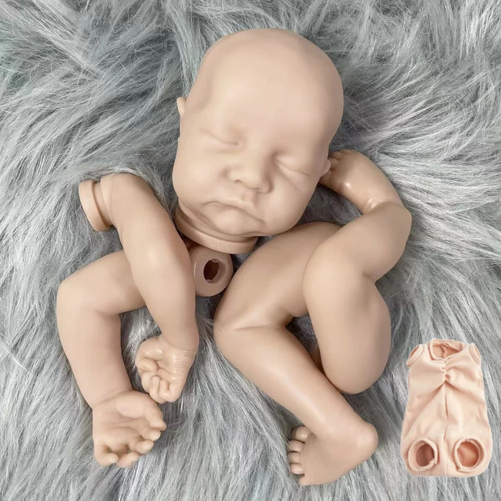 17 Inch Reborn Baby Doll Kit Levi Vinyl Baby Molds Blank Unpainted Unassembled Kit Handmade DIY Toy For Girls LOL