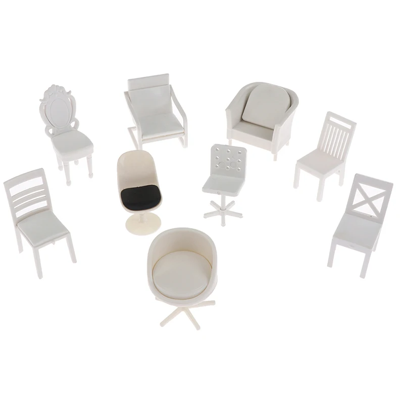 1:20 Dollhouse Simulation Small Sofa Stool Chair Furniture Model Toys Doll House Decor Furniture Toys Dollhouse Accessories