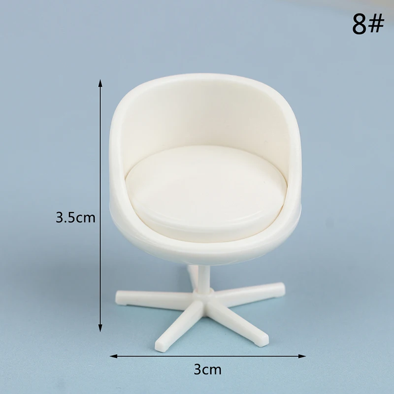 1:20 Dollhouse Simulation Small Sofa Stool Chair Furniture Model Toys Doll House Decor Furniture Toys Dollhouse Accessories